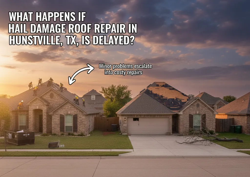 Damage Roof Repair in Huntsville